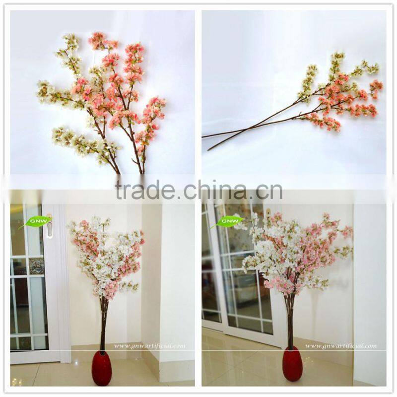 GNW BLS045 Decorative Artificial White Cherry Blossom Tree Branches for wedding table centerpieces decoration