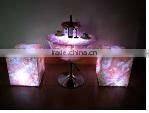 round bar table with light illuminated led furniture