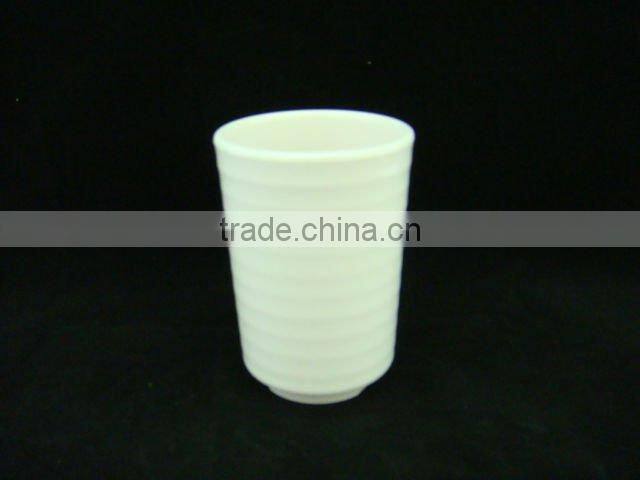 White melamine cups mugs