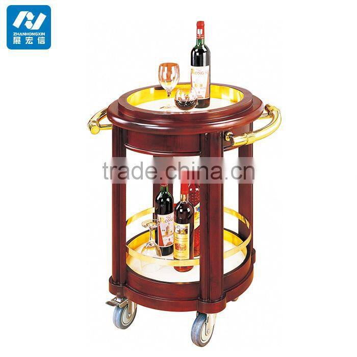Quality and good price restaurant liquor service trolley