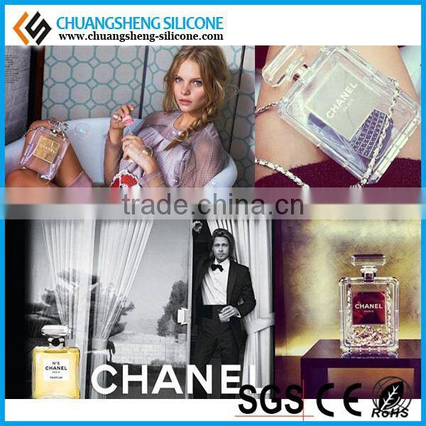 Luxury diamond Rhinestone Perfume Bottle Case for iPhone 6 / 6 plus/ 4 4S 5 5S for Samsung S4 Note 2/3 Mobile phone covers