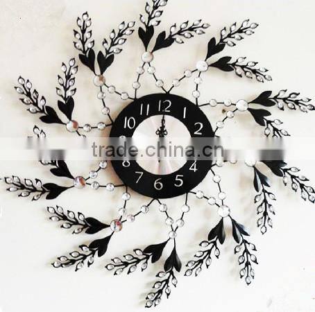 Good quality Luxury Flower Wall Clock (GZH-48)