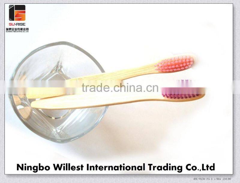 100% eco-friendly colorful toothbrush