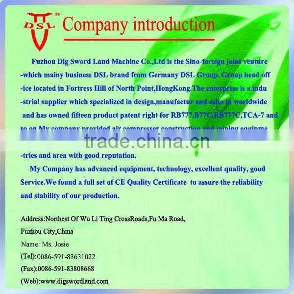 B70/B90 air asphalt cutting tool for railroading