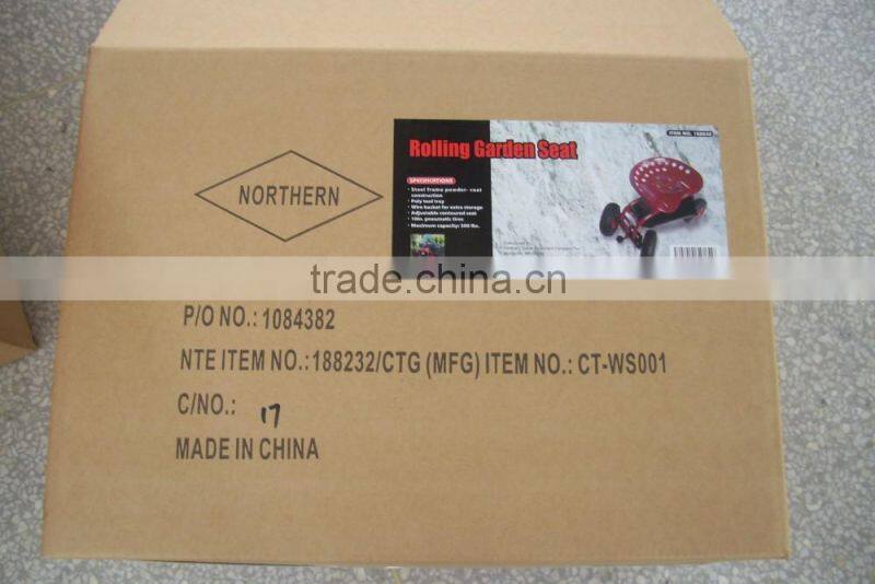 garden used steel work seat