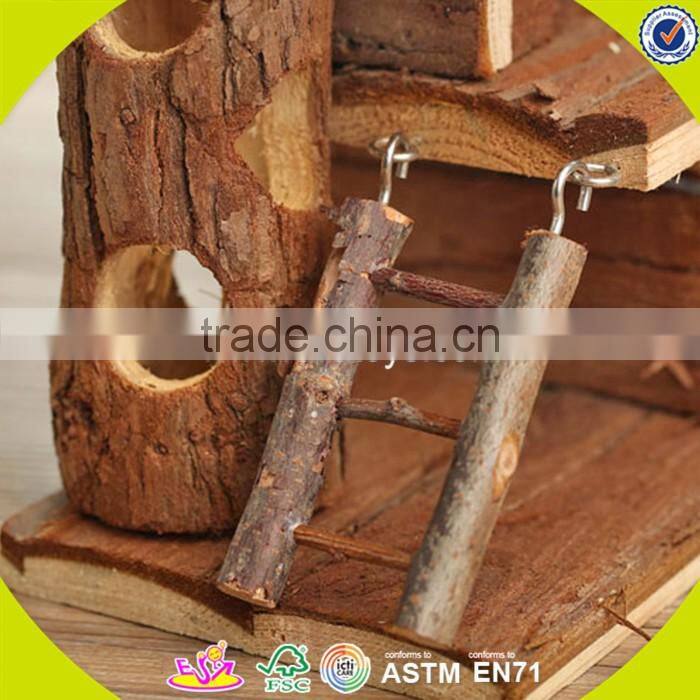 2017 New design wooden amusement facilities for hamster mini wooden amusement facilities for hamster W06F027
