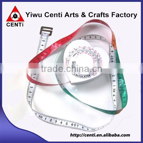 Hot Sale Heart Shape BMI Tape Measure Scale