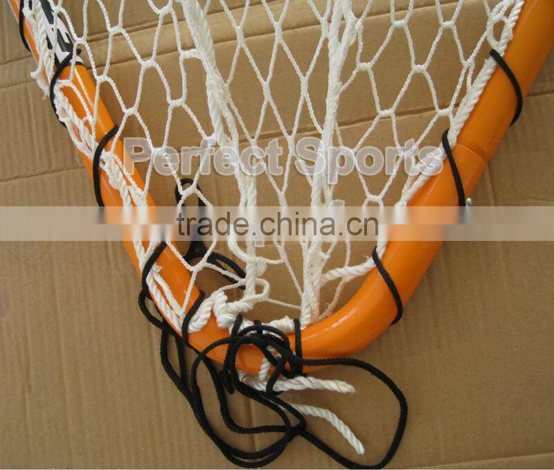 Portable Lacrosse Goal With Net Orange Color