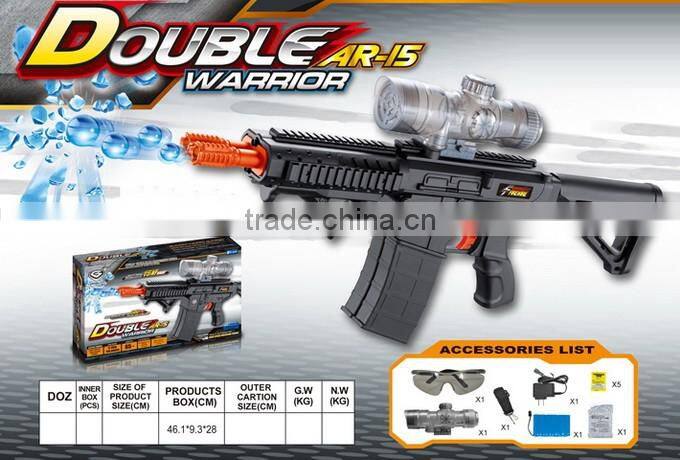 New design ABS material electric soft bullet gun toy for shooting play