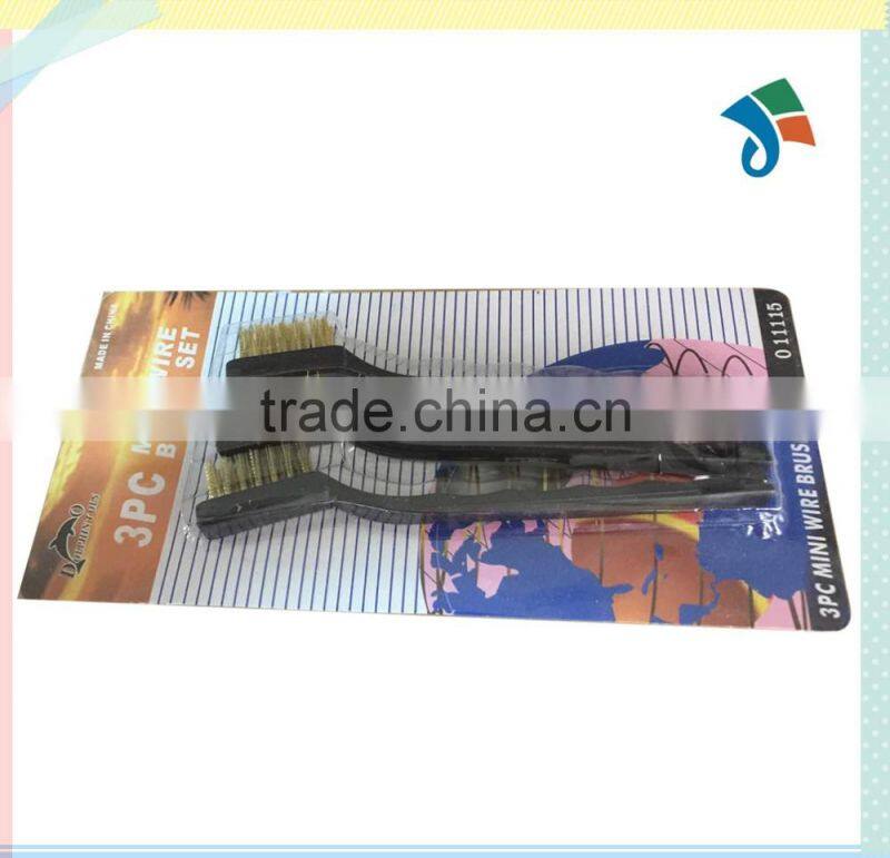 Nylon Handle Brass Wire Brush Mini Brush Set
