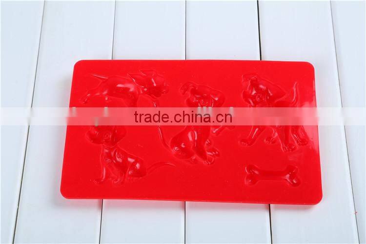 Silicone dog cake molds fondant cake decorating silicone molds