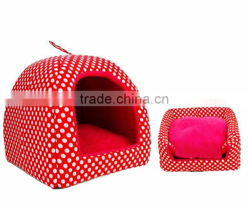 High quality fleece soft pet bed bag