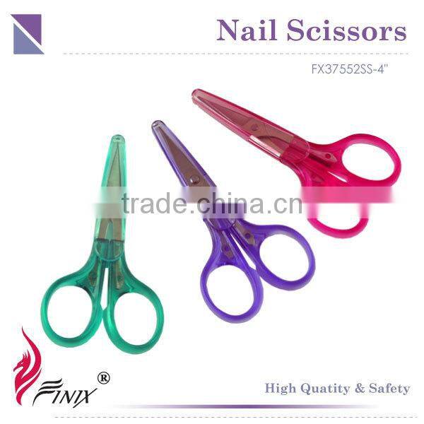 Sharp Blade Tip with Protector Cover Best Nail & Make Up Scissors