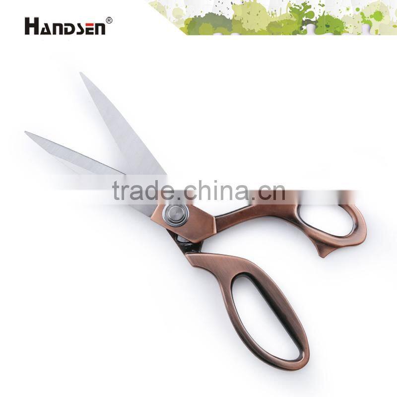 Popular 9-1/2" tailor scissors cloth cutting brass scissors