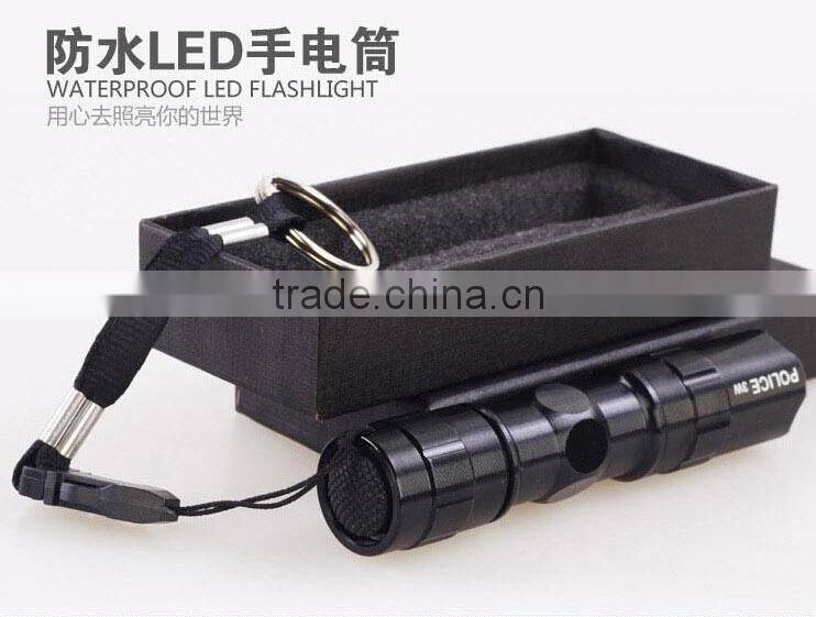 Promotion 91% off Best Quality Aluminum alloy Watwaterproof Mini LED Flashlight long distance police torch