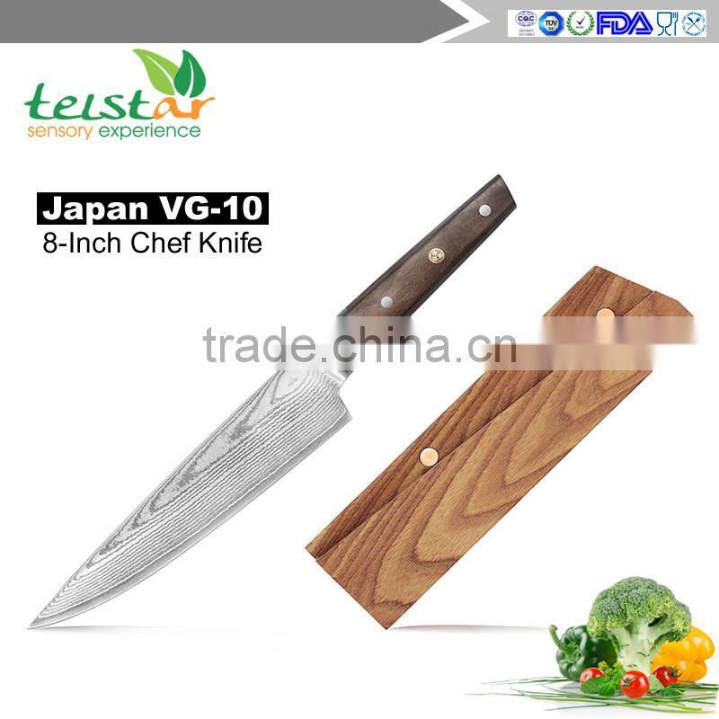 Japanese VG10 damascus Stainless Steel 8-Inch Chef Knife