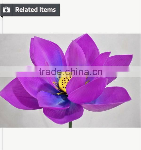 Best selling items artificial lotus flowers for wedding decoration