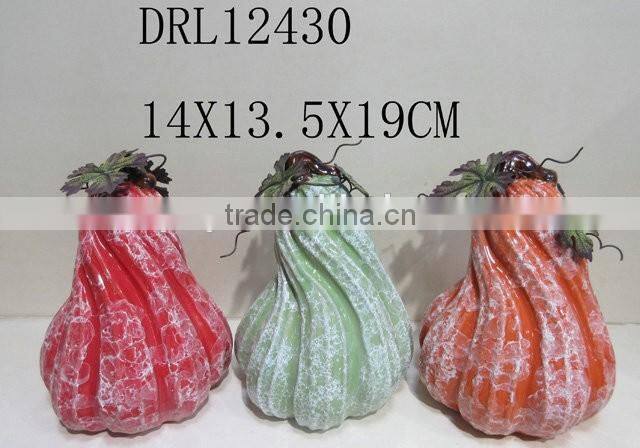 colorful pumpkin ceramic lantern festival holloween decorations