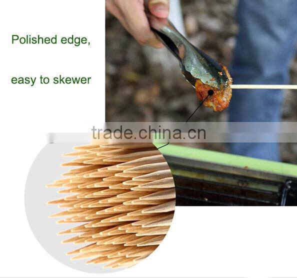 Eco-friendly rotating 5mm bamboo sticks skewers