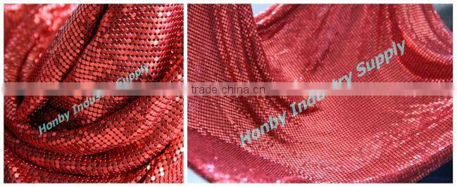 4mm Sequin Fashion Metal Mesh Curtain Fabric