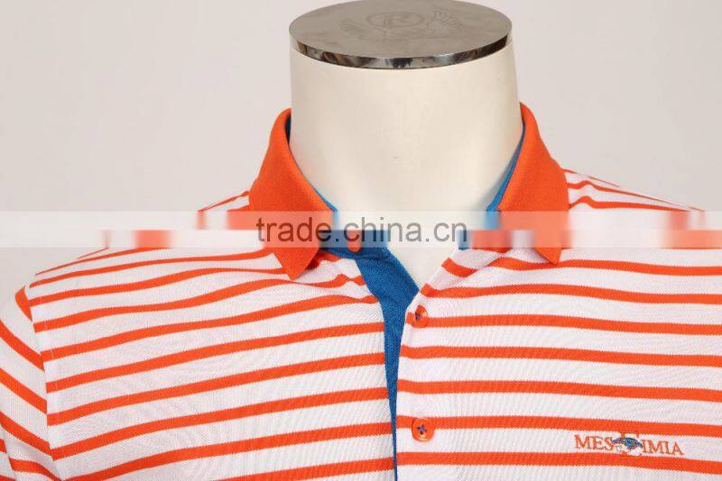 Cotton polo shirt embroidery