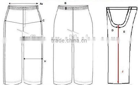 Mens 100% polyester sweat pants