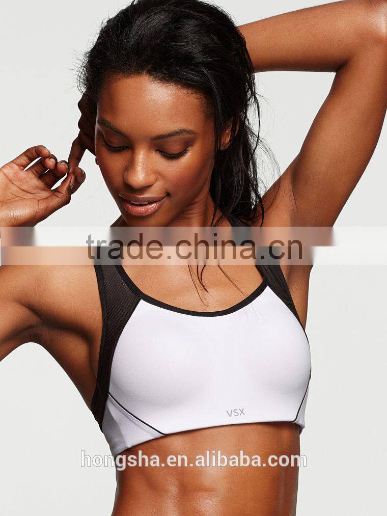 Latest Wholesale Women Fitness Sport Bra High Fashion Plain Sport Bra HSS6522