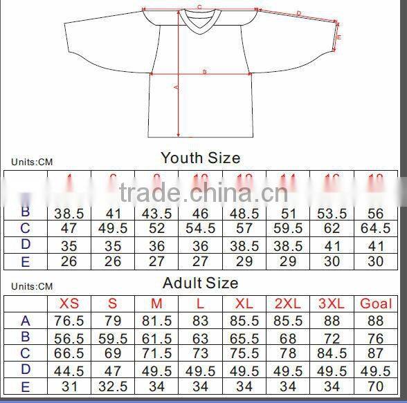 Inline Hockey , Sublimation Inline Hockey Jersey