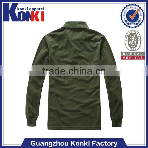 Custom long sleeve polo shirt wholesale
