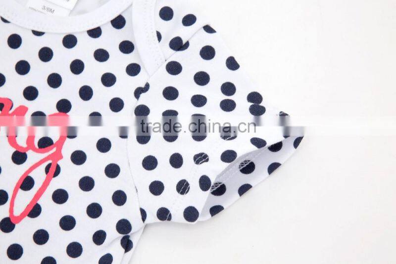 Beautiful Baby Clothes Drop Cotton Baby Rompers For 2017 Summer Style