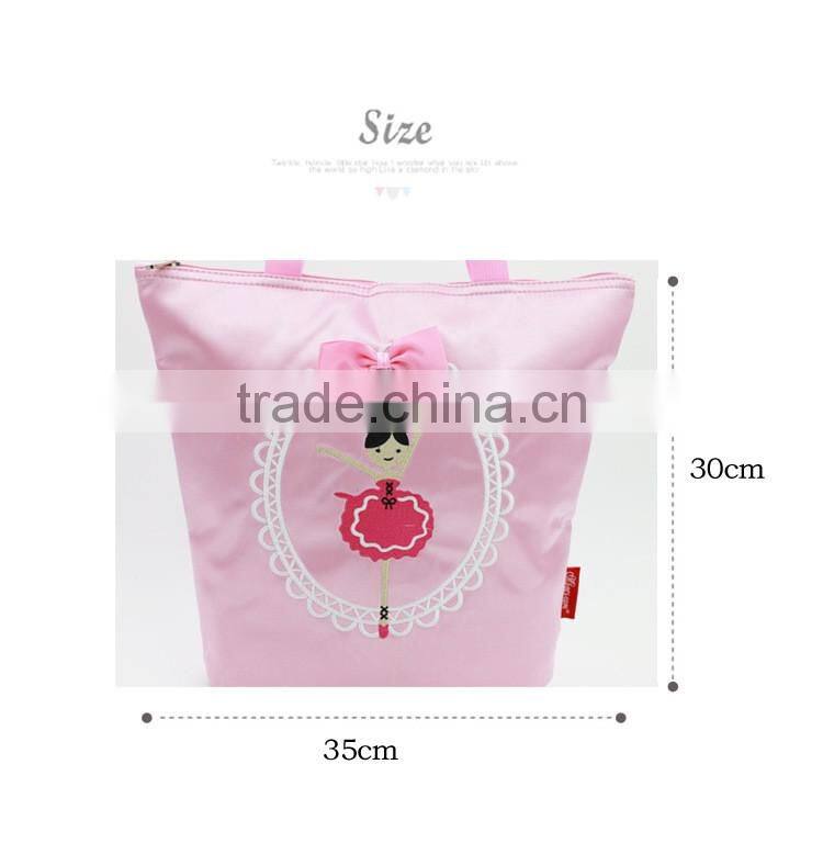 2016 Wholesale High quality Cute New nonwoven bag nonwoven Girls Ballet dance bag