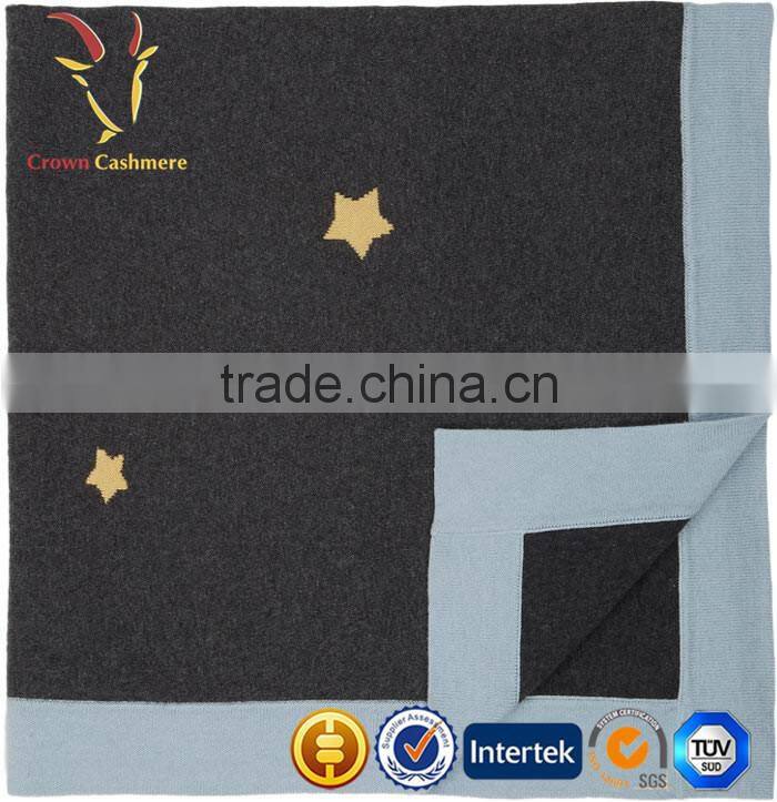 High Quality 100% Wool Cashmere Infant Blanket Baby Blanket