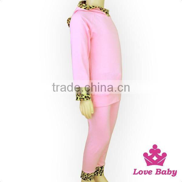 2017 Spring Sweet Girls Clothes Sets Cotton Girl Suit Rabbit Ears Boutique Outfit Kids Comfortable Clothing