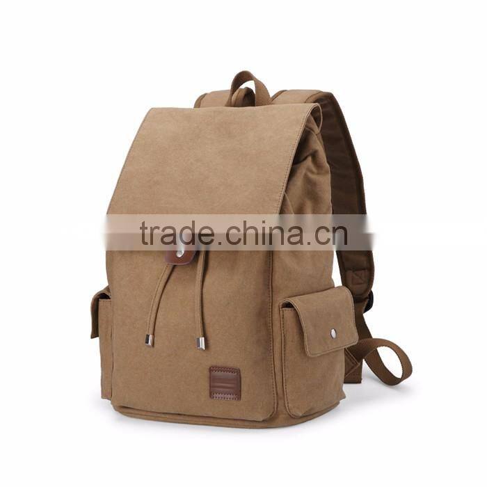 Custom Canvas school Backpack Bag