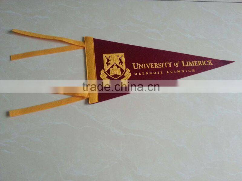 customized printed felt pennant