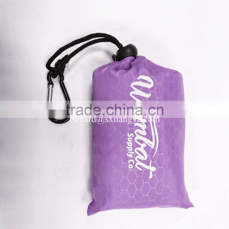 Portable Mini Pocket Blanket For Traveling/Camping/Beach/Hiking/Family Party large pocket blanket