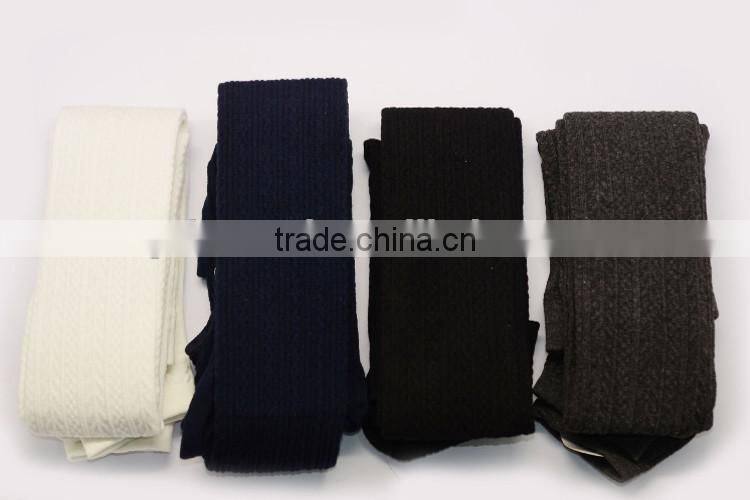 Footless double knit school girls pantyhose