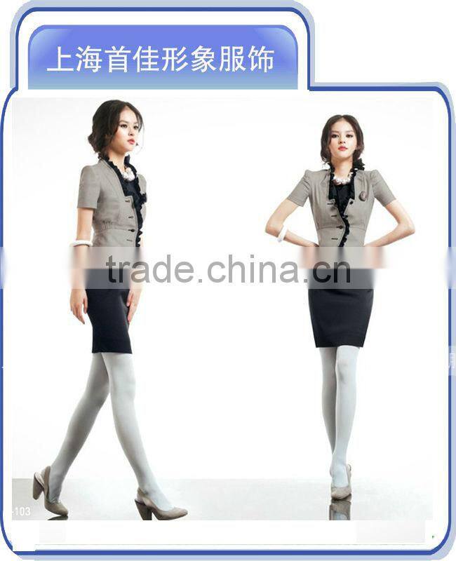 summer elegant beautiful ladies business office uniform design
