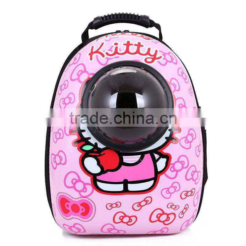 cat carrying bag differnet type with logo color printing pet backpack bag
