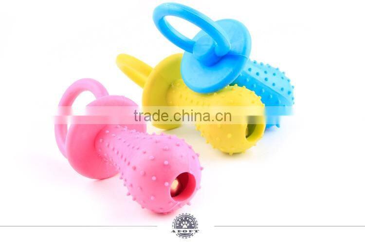 China supplier professional nipple shaped pet toy dog chew toy nipple
