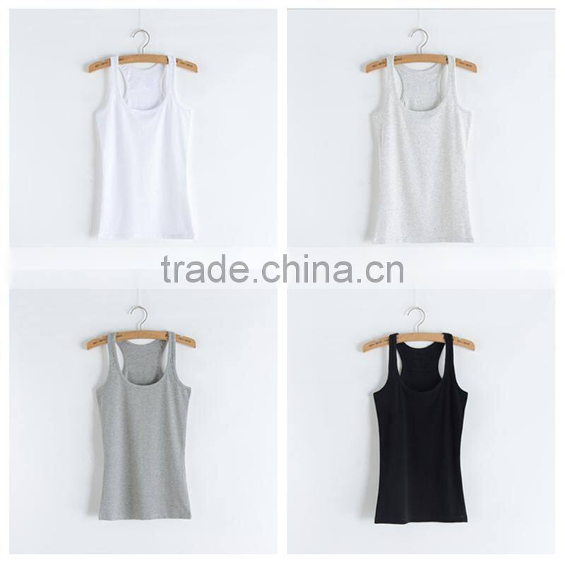 2016 wholesale summer stringer tank top bodybuilding women athletic vest