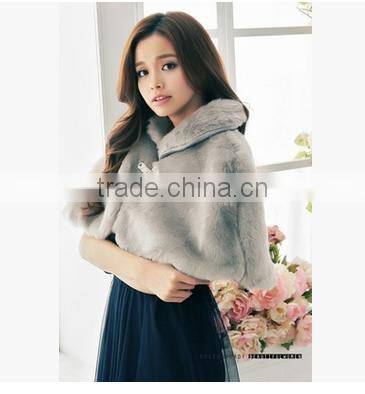 Imitation fox fur fur vest three stripe Europe and the United States fake fur vest burst models