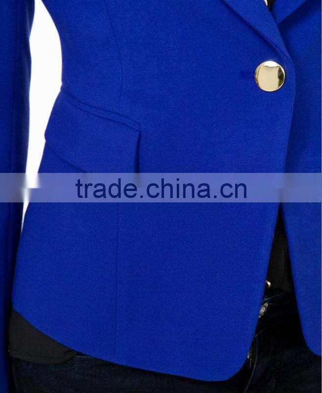 Slanted Flap Pocket Blazer