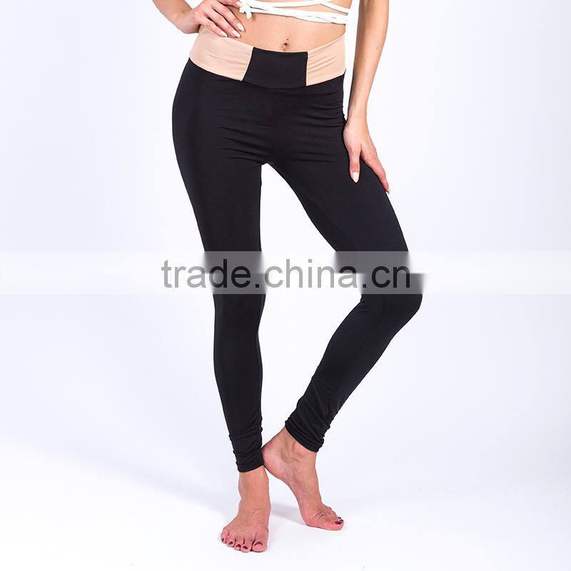 Women Yoga Pants High Elastic Fitness Leggings Tights Slim Running Pants