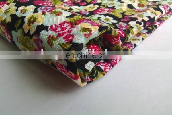 Winfar Textile Wholesale Knitting Flower Printed 32s Ring Spun Rayon Spandex Fabric Viscose