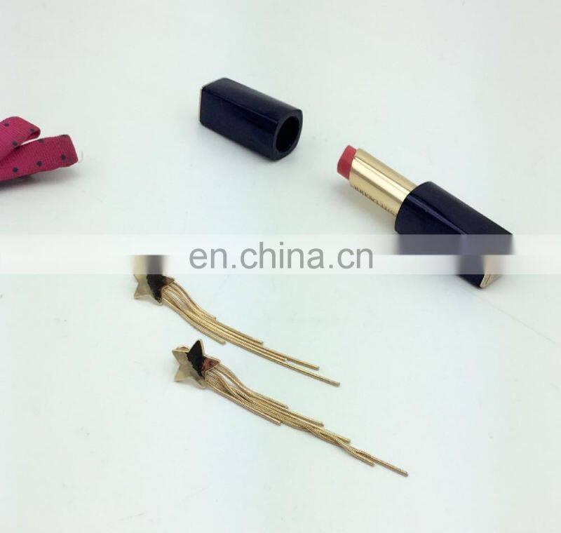 Custom 999 silver fashion pendant earrings plating golden wedding earring