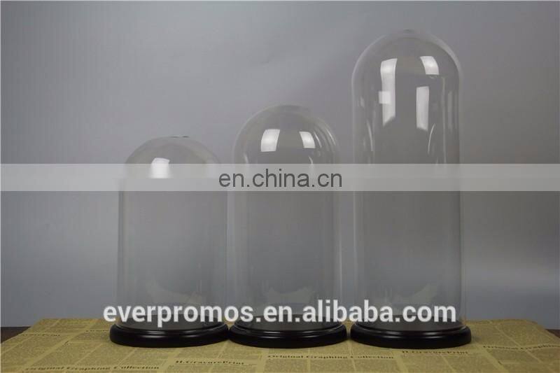 Borosilicate Material Top Quality Glass Cover Clear Glass Dome Jar