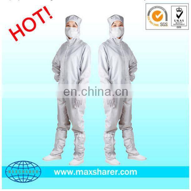 Good quality working esd clothing unisex standard cleanroom antistatic esd smock
