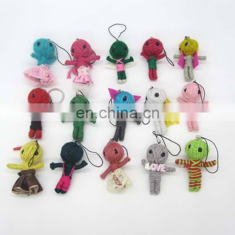 2017 Creative Emoji Voodoo Dolls Key Ring For Halloween