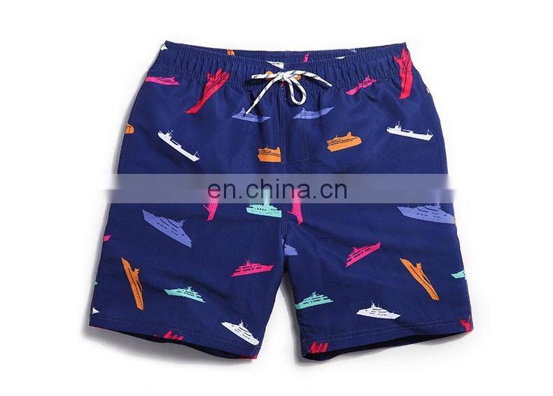 Wholesale custom sublimation printing swimwear quickly dry waterproof Beach Shorts for men